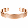 Bracciale rigido minimalista in oro rosa