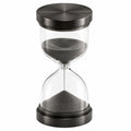 Clessidra Decorativa in Vetro Sabbia Nera 30 Minuti