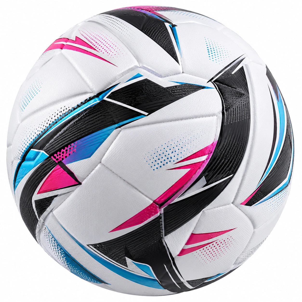 Pallone da Calcio Bianco Nero Rosa Blu