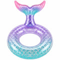 Anello Gonfiabile Coda di Sirena Rosa, Azzurro e Viola 90cm